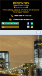 Mobile Screenshot of brownintransport.com
