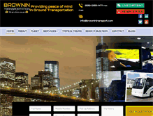 Tablet Screenshot of brownintransport.com